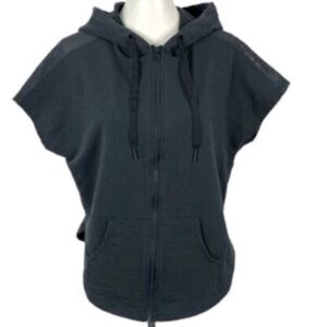 victoria's Secret Sleeveless zip-up hoodie